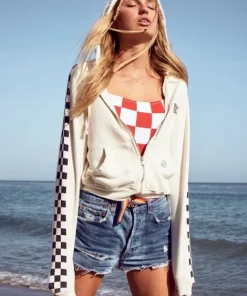 Solid & Striped Shorts>Solid & Striped x RE/DONE The Malibu "The Short" Rip Wash