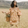 Spell Dresses>Anne Tunic Dress Peach