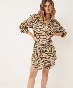 Spell Tops | Dresses>Banksia Shirt Dress Animale
