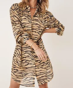 Spell Tops | Dresses>Banksia Shirt Dress Animale