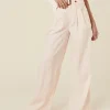 Spell Pants>Every Single Day Linen Wide Leg Pants Cream