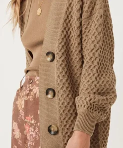 Spell Knits>Highland Knit Cardigan Nutmeg