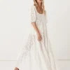 Spell Dresses>Lottie Gown with Slip White