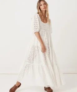 Spell Dresses>Lottie Gown with Slip White