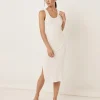 Spell Dresses>Mazzy Rib Singlet Dress Cream