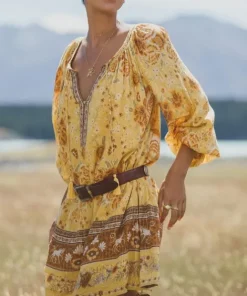 Spell Dresses>Mystic Tunic Dress Sunflower