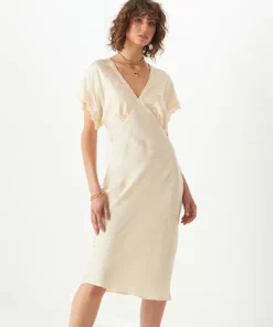 Spell Dresses>Petal Jacquard Nightgown Ecru