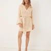 Spell Dresses>Road to Paradise Knit Mini Dress Wheat