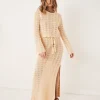 Spell Skirts>Road to Paradise Knit Skirt Wheat