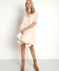 Spell Dresses>Sunday Linen Mini Almond