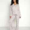 Splendid Pj Sets>Pillowsoft Notch PJ Set Star Swirl