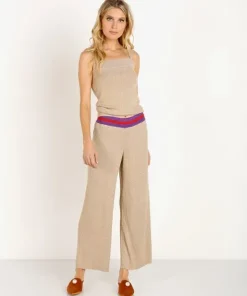 Splendid Pants>X Margherita Missoni Fiesta Sweater Pant Oro