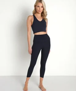 SPLITS59 Sports Bras>Airweight Bralette Indigo