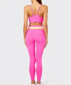 SPLITS59 Sports Bras>Miles Techflex Sports Bra Fuchsia