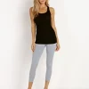 SPLITS59 Tops>Studio Ashby Tank Black