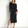 Stillwater Dresses>Did it Again Rib Dress Black