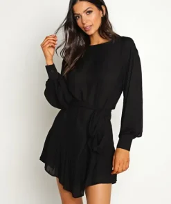 Stillwater Dresses>Don't Look Back Mini Black