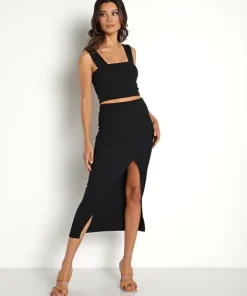 Stillwater Skirts>The Crossfire Skirt Black