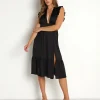 Stillwater Dresses>The Jessie Midi Black