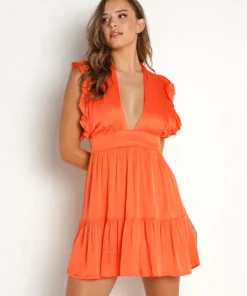 Stillwater Dresses>The Jessie Mini Papaya