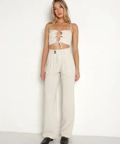Stillwater Tops>The Jules Top Natural