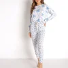 Stripe & Stare Sleep Shirts>Stripe & Stare X Love Shack Fancy Sweatshirt La Vie En Rose