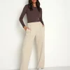 STYLERUNNER Pants>Median Straight Leg Jogger Oat Milk