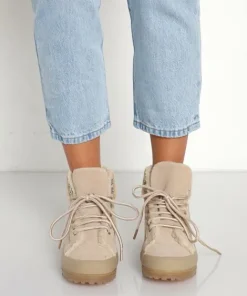 Superga Sneakers>2341 Alpina Suede Shearling Collar Beige