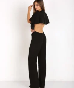 The Jetset Diaries Rompers>Sahara Jumpsuit Black