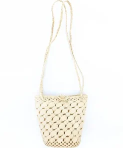 Unalome Accessories>Marfa Handcrafted Straw Shoulder Bag