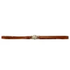 Vanessa Mooney Accessories>THE MEDUSA BELT Brown