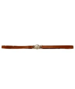 Vanessa Mooney Accessories>THE MEDUSA BELT Brown
