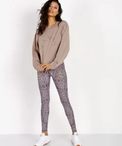 Varley Tops>Albata Sweater Taupe