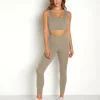 Varley Sports Bras>Always Delta Sports Bra Gravity Grey