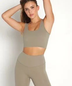 Varley Sports Bras>Always Delta Sports Bra Gravity Grey