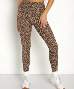 Varley Bottoms>Century 2.0 Legging Coffe Cheetah