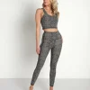 Varley Bottoms>Lets Go Pocket 25" Legging Olive Snake