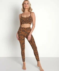 Varley Sports Bras>Lets Move Irena Sports Bra Rust Animal