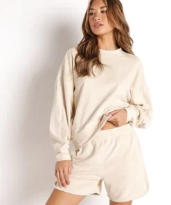 Varley Knits>Lyle Long Sleeve Top Sandshell
