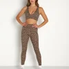 Varley Sports Bras>Watson Bra Coffe Cheetah