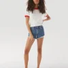 Wrangler Shorts>Good Vibe Denim Short Dark Stone