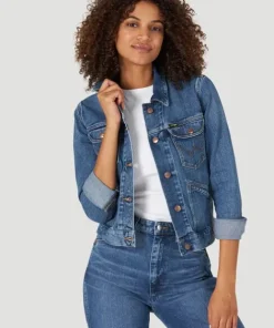 Wrangler Jackets>Icon Jacket Indigood Good Vibes
