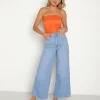 Wrangler Pants>World Wide 661 High Rise Wide Leg Crysal Ice