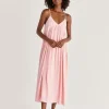 Z Supply Dresses>Atlas Midi Dress Guava