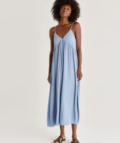 Z Supply Dresses>Atlas Midi Dress Ocean