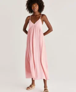 Z Supply Dresses>Atlas Midi Dress Guava