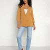 Z Supply Jackets>Cinema Blazer Camel Brown