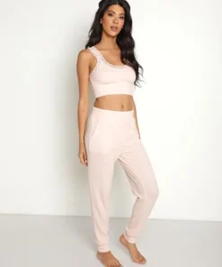 Z Supply Pants | Pants>Dreamer Thermal Jogger Vintage Pink