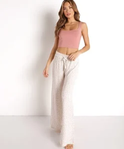 Z Supply Pants | Pants>Free as a Bird Leopard Pant White Sand