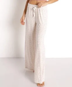 Z Supply Pants | Pants>Free as a Bird Leopard Pant White Sand